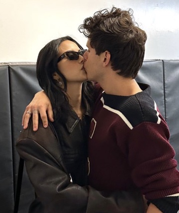 Camila Mendes and her boyfriend.